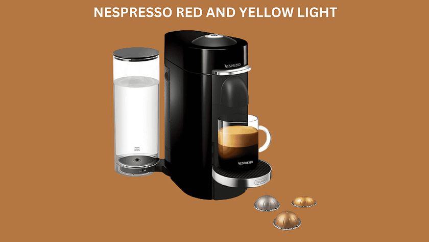 Nespresso Red and Yellow Light